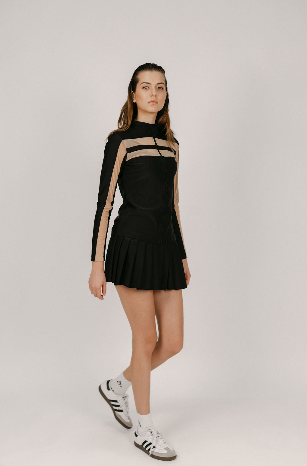 Lina x ONA ROMA: Top with nude net