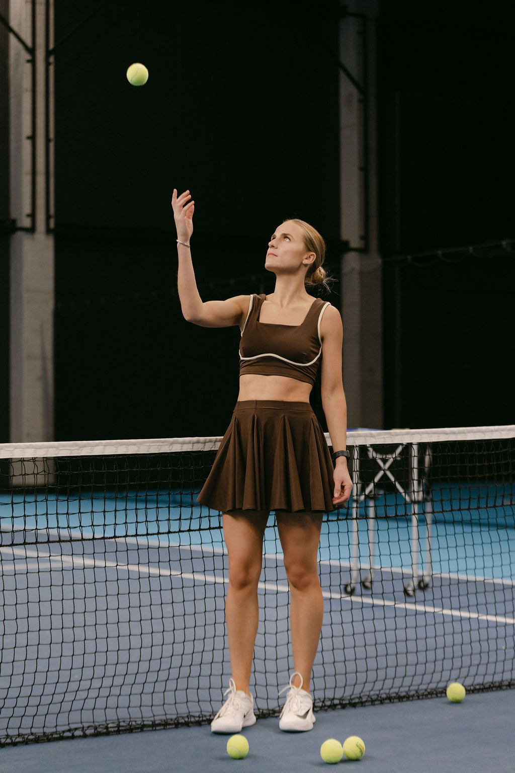 Lina x ONA ROMA: Brown bra-top